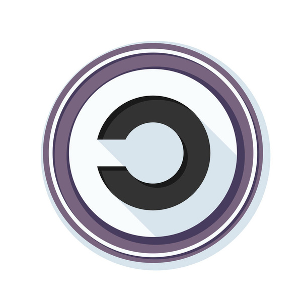 copyleft aláírás ikonra - Vektor, kép