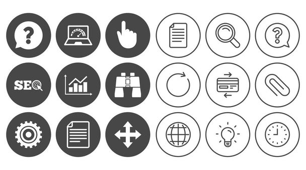 Statistics and Download icons.  - Vector, Image