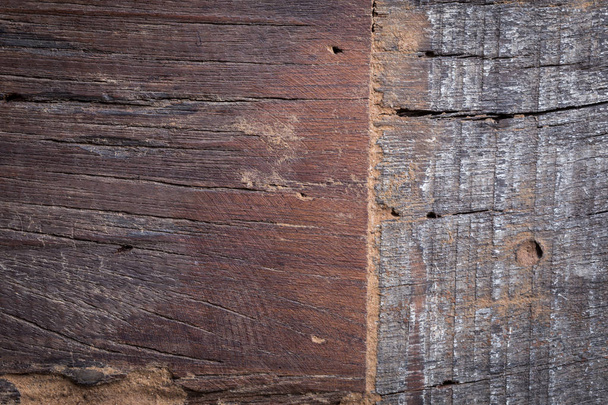 ahşap yaşlı kaba tahıl yüzey dokusunu arka plan yıpranmış - Fotoğraf, Görsel