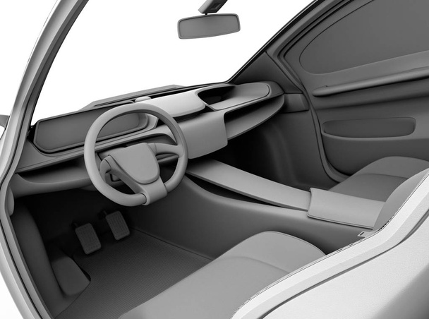 Modelo de arcilla representación del tablero de instrumentos del coche
 - Foto, imagen