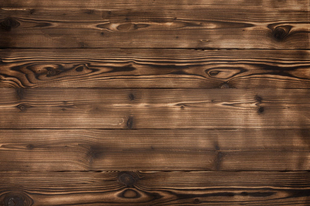 Wooden brown background and texture, wooden boards - Фото, зображення