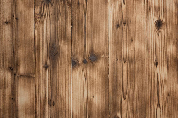 Wooden brown background and texture, wooden boards - Photo, Image