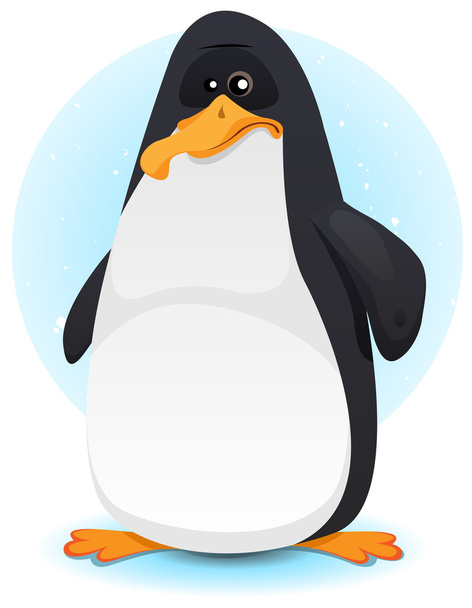 schattig pinguïn karakter - Vector, afbeelding
