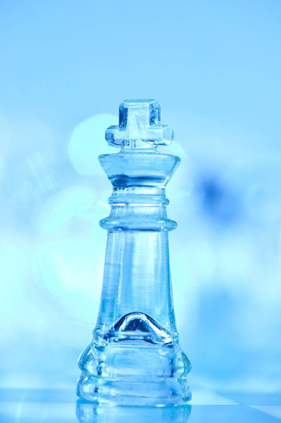 Синє скло шахи
 - Фото, зображення