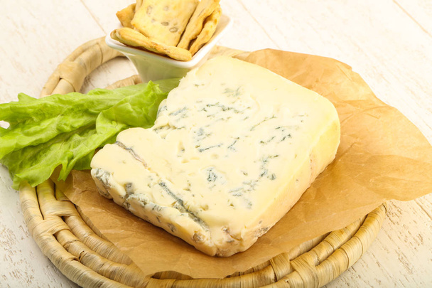 Gorgonzola cheese slice - Photo, Image