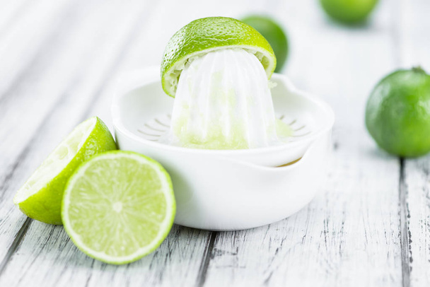 Fresh Sliced Limes  - Фото, зображення