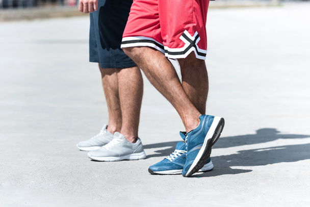 men in sportswear on court - Photo, Image