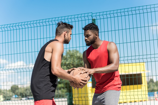 multiethic basketball players - Photo, Image