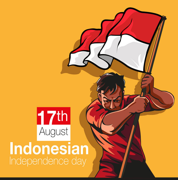 Día de la Independencia de Indonesia
 - Vector, imagen