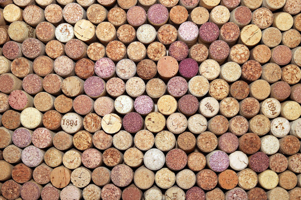 Fondo de patrón de primer plano de muchos corchos de vino diferentes
 - Foto, Imagen