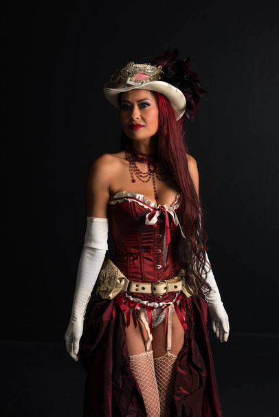 Roodharige op cosplay - Foto, afbeelding