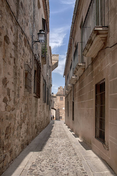 Beautiful medieval city of Caceres in Extremadura - 写真・画像