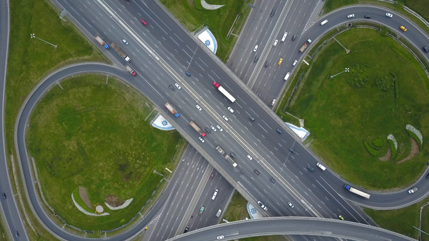 Şehir trafik Kavşağı - Video, Çekim