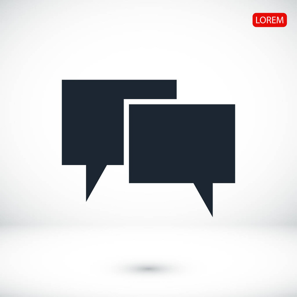Speech bubbles icon - Vector, Image