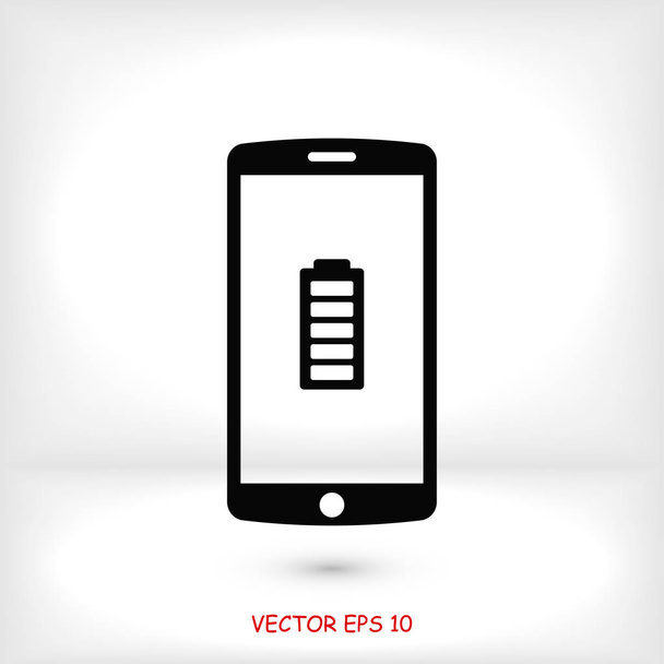 Mozgatható smartphone ikon - Vektor, kép