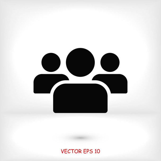 Emberek ikon-vektoros - Vektor, kép