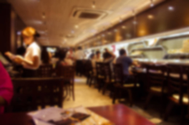 Blur restaurante japonês
 - Foto, Imagem
