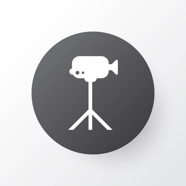 Video Camera Icon Symbol. Premium Quality Isolated Camcorder Element In Trendy Style. - Vector, Image