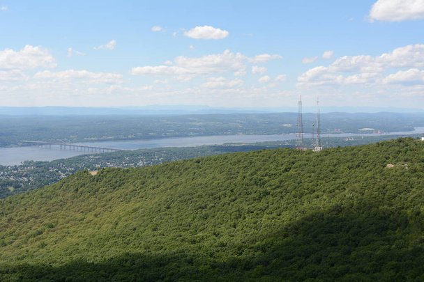 Uitzicht op Mount Beacon New York - Foto, afbeelding
