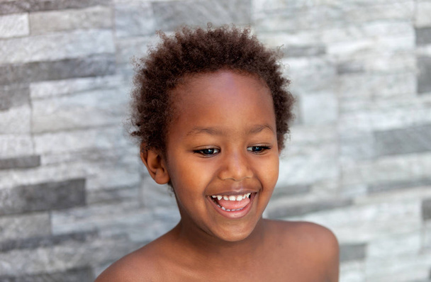 cute little african kid - Fotó, kép