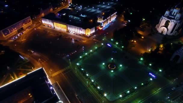 Night Victory Square Kaliningradissa
 - Materiaali, video