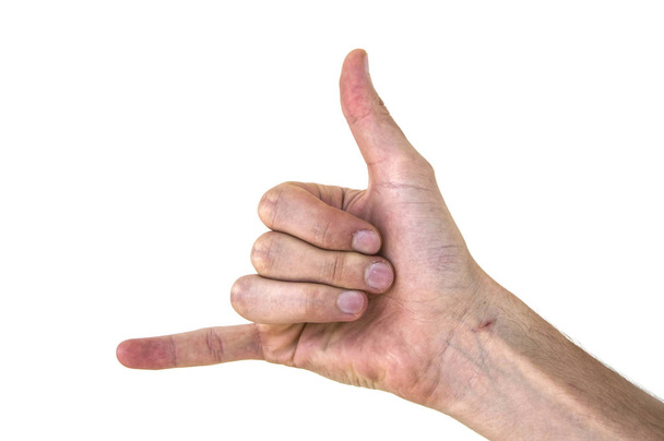 знаки рук, жести рук на білому фоні
, - Фото, зображення