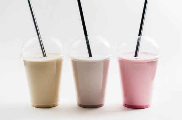 colorful milk cocktails - Foto, Bild