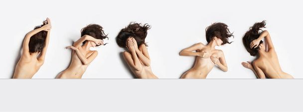 collage of female nude bodies - Fotó, kép