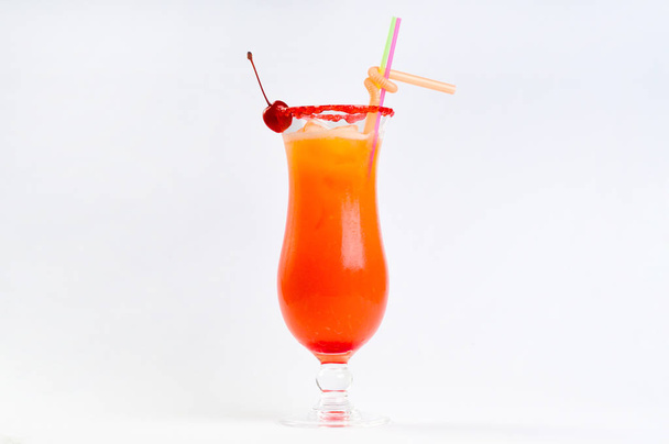 summer cocktail of fruit and citrus - Foto, Imagem