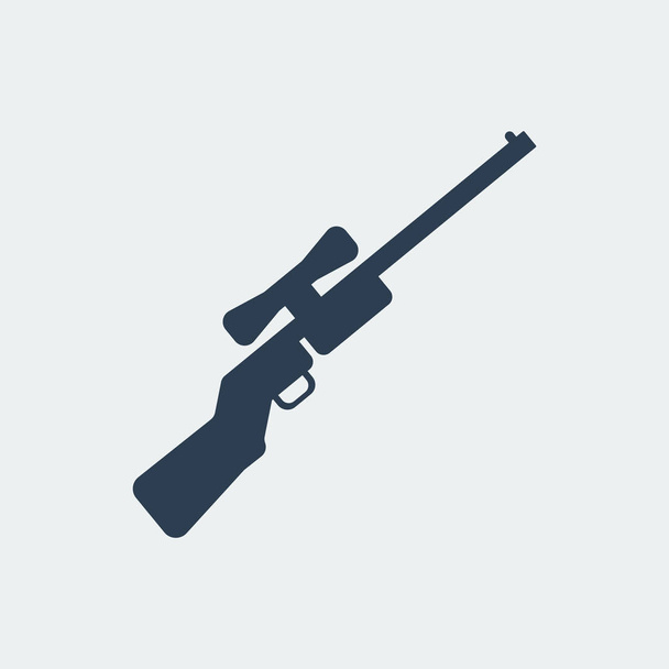 Rifle icon. Vector illustration - Vektori, kuva
