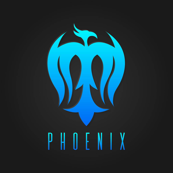 Logotipo gráfico do vetor phoenix
 - Vetor, Imagem
