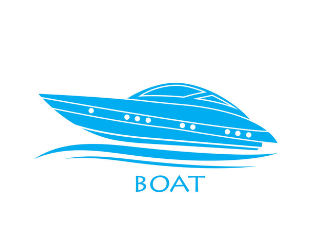 loď logo vektor, ilustrace eps 10 - Vektor, obrázek