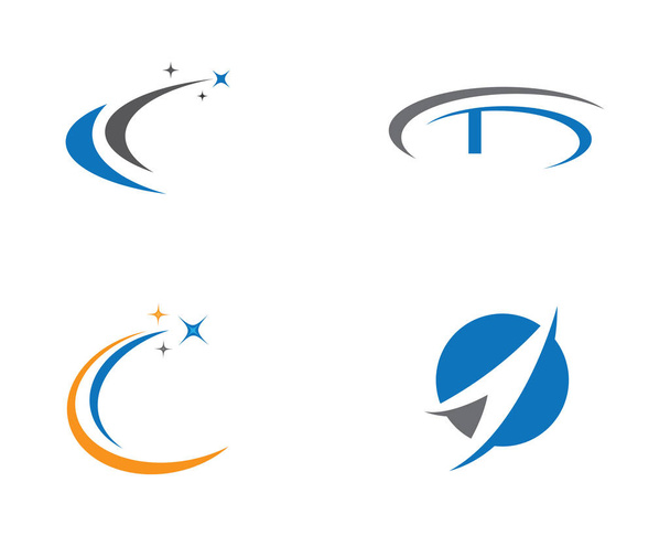 Daha Hızlı Logo Şablonu vektör çizimi tasarımı - Vektör, Görsel