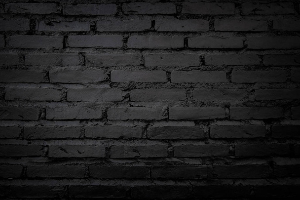 黒レンガのクローズ アップ ビュー壁のテクスチャ背景 ロイヤリティフリー写真 画像素材