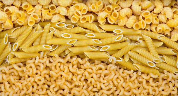 drei Arten von Pasta - Foto, Bild