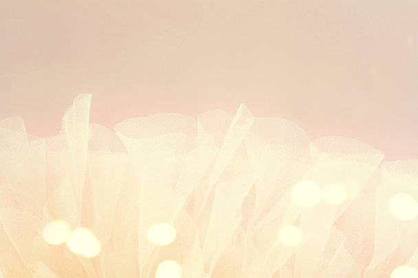 Beautiful abstract tulle background - Foto, Imagen