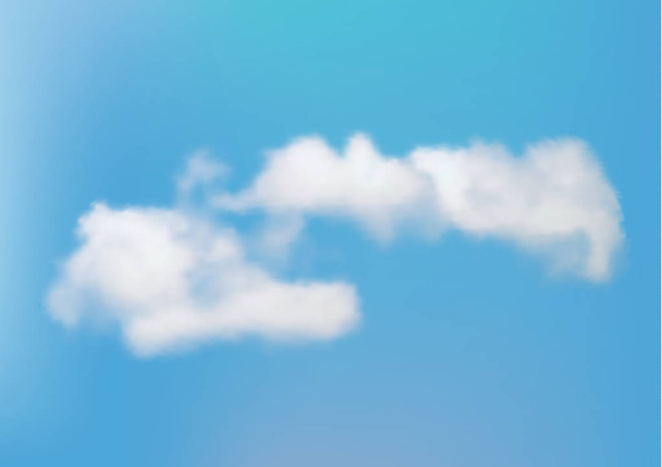 Sky with a cloud. Vector illustration. - Vector, Image
