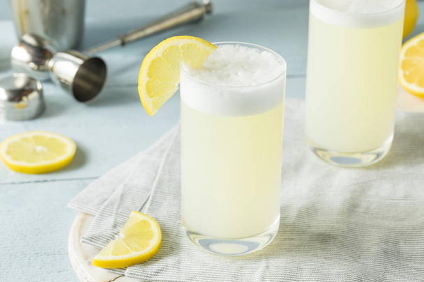 Refreshing Cold Egg Gin Fizz - Foto, afbeelding