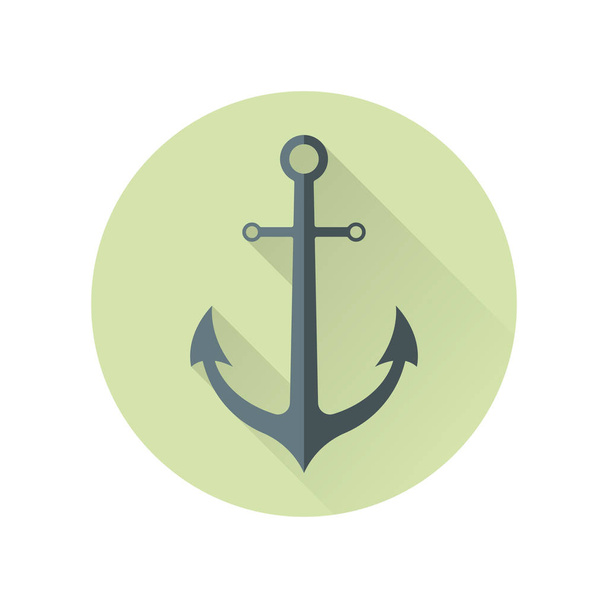 Anchor in flat style - Vector, afbeelding