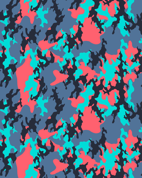 Naadloos camouflage patroon - Vector, afbeelding