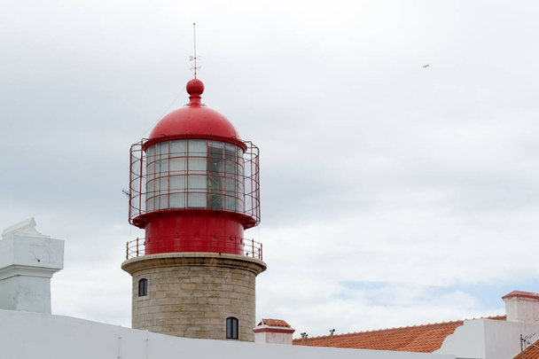 Lighthouse at Saint Vincent Cape (portugal) - Foto, imagen