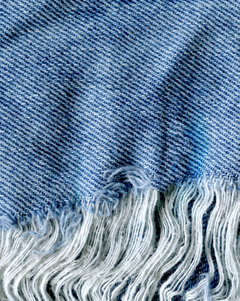 Джинсова текстура блакитних джинсів
. - Фото, зображення
