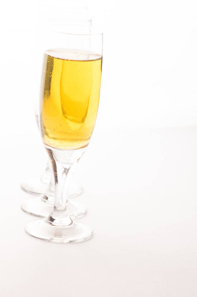 Champagne in glass. - Foto, imagen