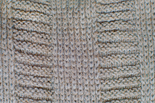 Fond tricoté en laine - Photo, image