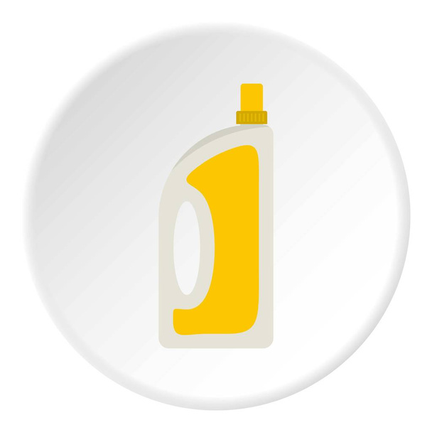 Bottle of conditioning or detergent icon circle - Vector, imagen