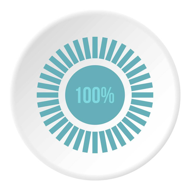 Sign 100 download icon circle - Vetor, Imagem