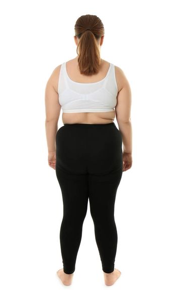 Back view of overweight woman  - Φωτογραφία, εικόνα