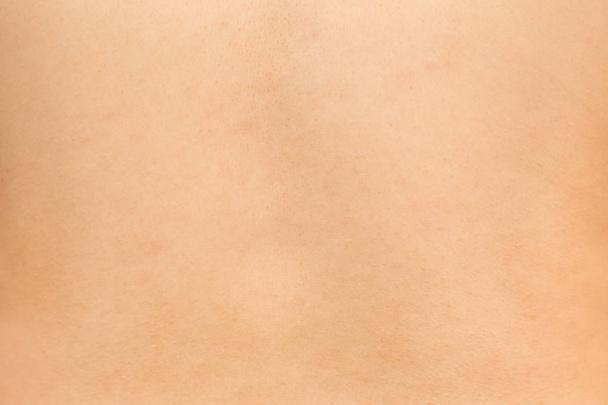 lidské bílé asijské teen kůže s pórů detail Selektivní ostření na střed. - Fotografie, Obrázek