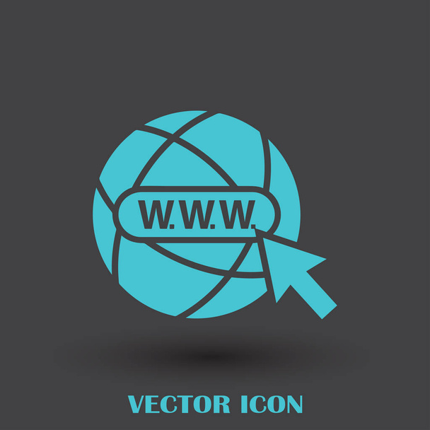Website vector web Icon - Vector, afbeelding