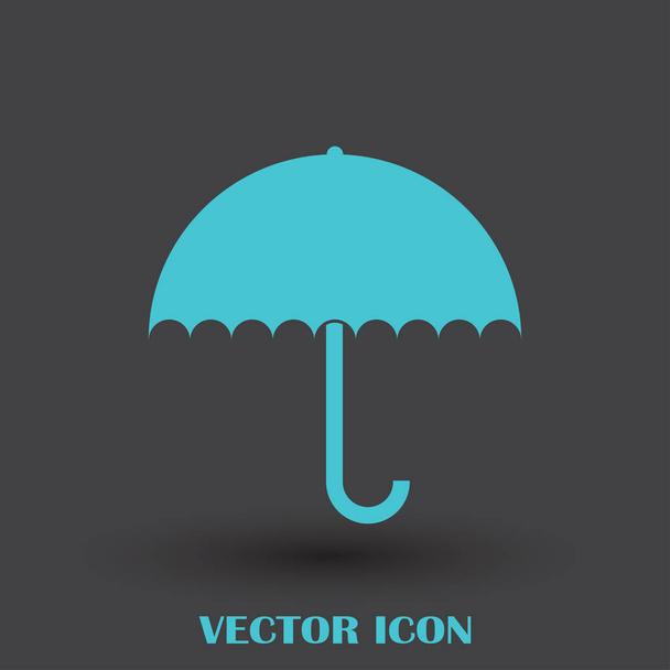 umbrella vector web icon - Vector, Image